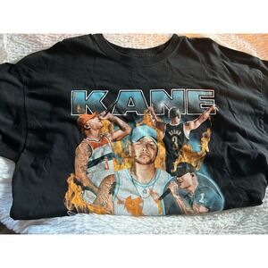 Kane Brown Graphic T-Shirt Mens 2XL Black Short Sleeve Country Music Tour Tee